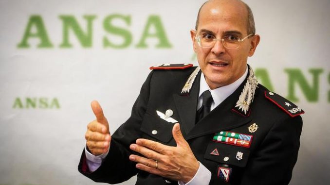 Il nuovo comandante provinciale CC in visita alla sede Ansa di Napoli