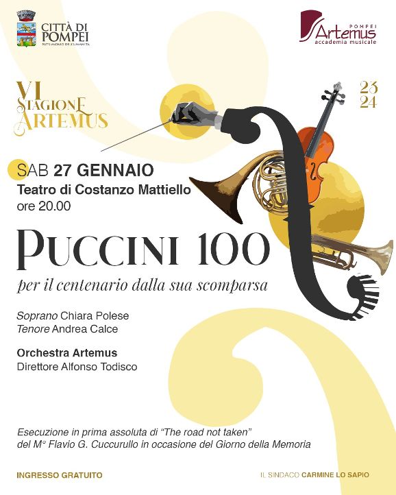 Locandina Puccini 100