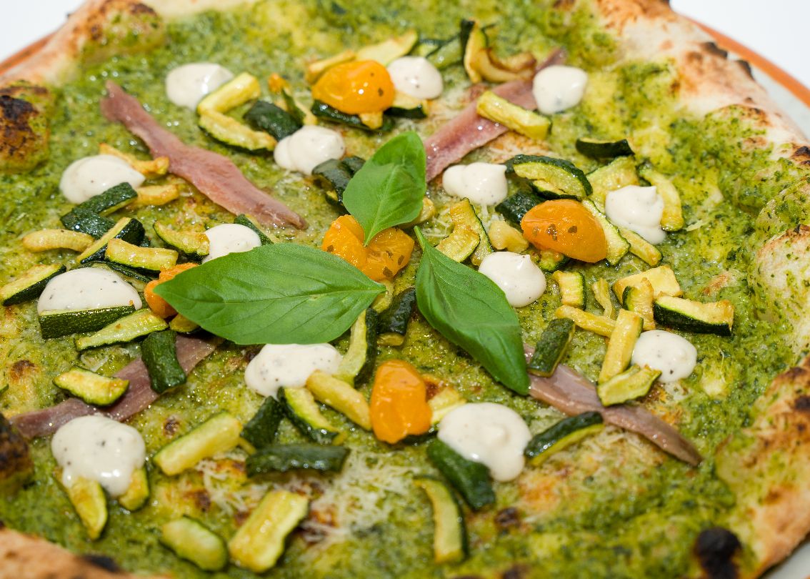 La Strappata®, Zucchine, Alici e Pecorino_dettaglio
