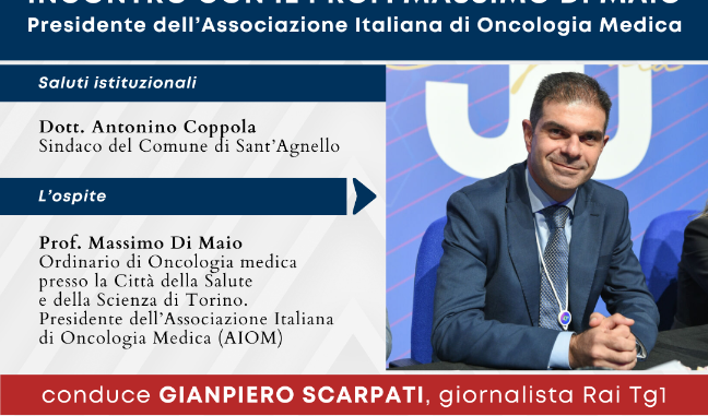 Salute e Prevenzione - incontro con Prof Massimo Di Maio Presidente AIOM