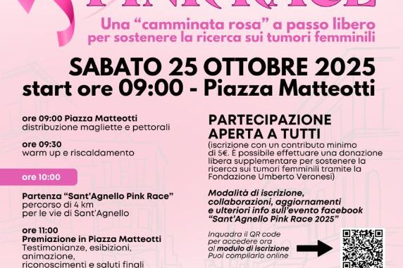 locandina Sant'Agnello Pink Race II edizione